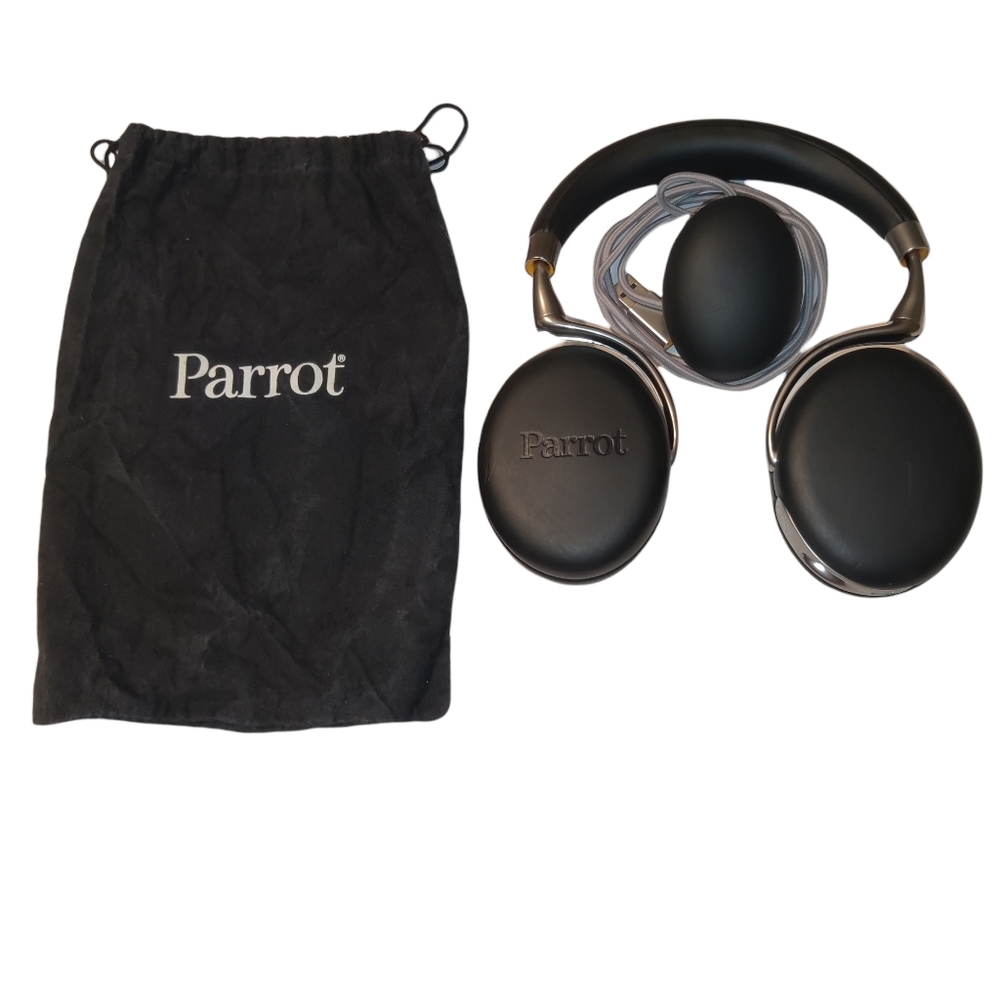 Parrot Zik 3 Headphones Bluetooth Noise Cancelling Wireless Charging Leather - Picture 1 of 13